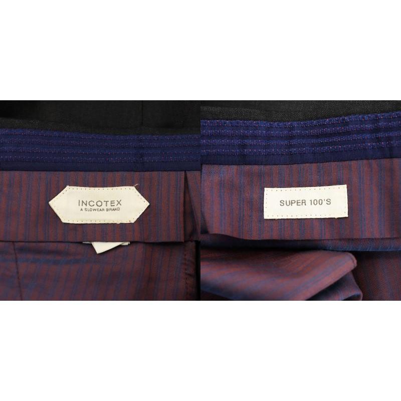 インコテックス INCOTEX SUPER100S SLIM fit パンツ スラックス