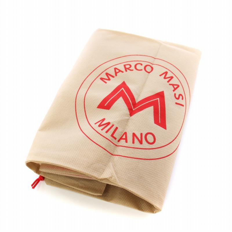 【美品】MARCO MASI　2wayトートバッグ　茶　スウェード　ロゴ MARCO MASI/ マルコマージ】雑材コンビ2wayトートバッグ