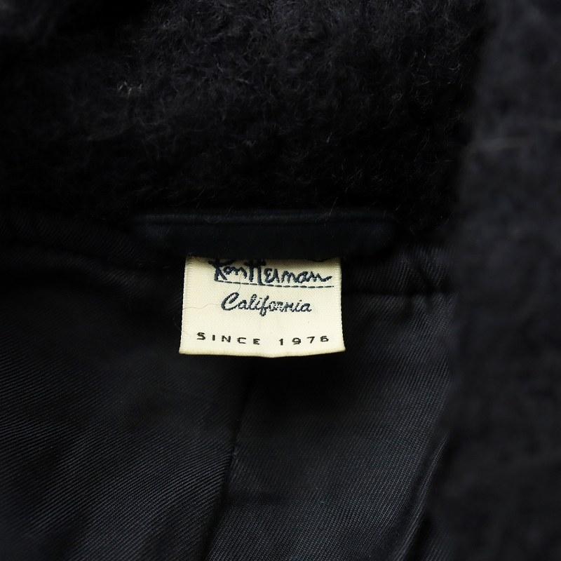 ロンハーマン Ron Herman コート ロング丈 起毛 フード ウール モヘヤ