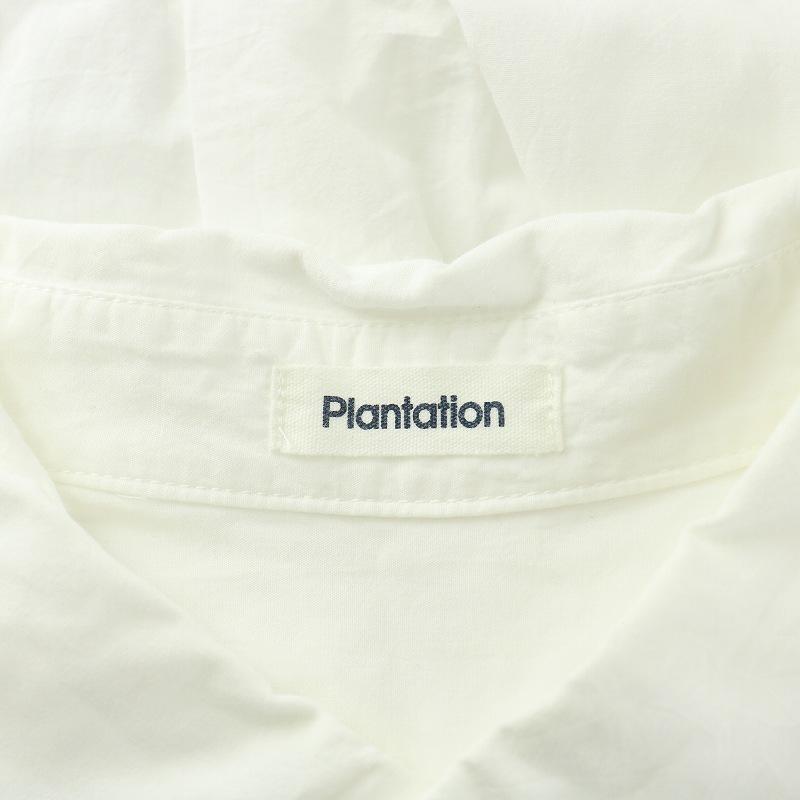 プランテーション plantation シャツ ブラウス 長袖 レギュラーカラー