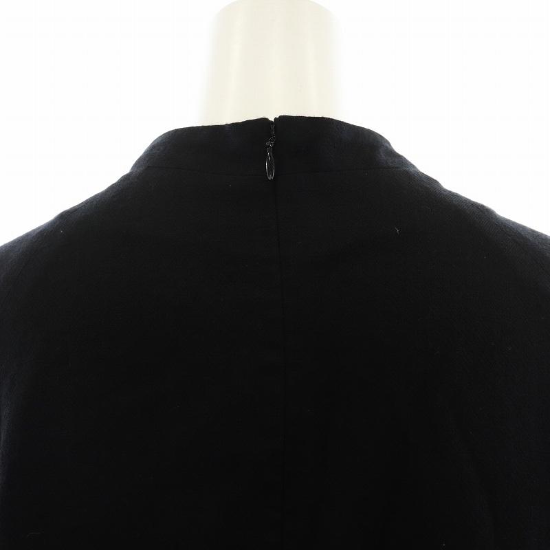 ヨーガンレール JURGEN LEHL ワンピース ロング丈 長袖 ウール 黒