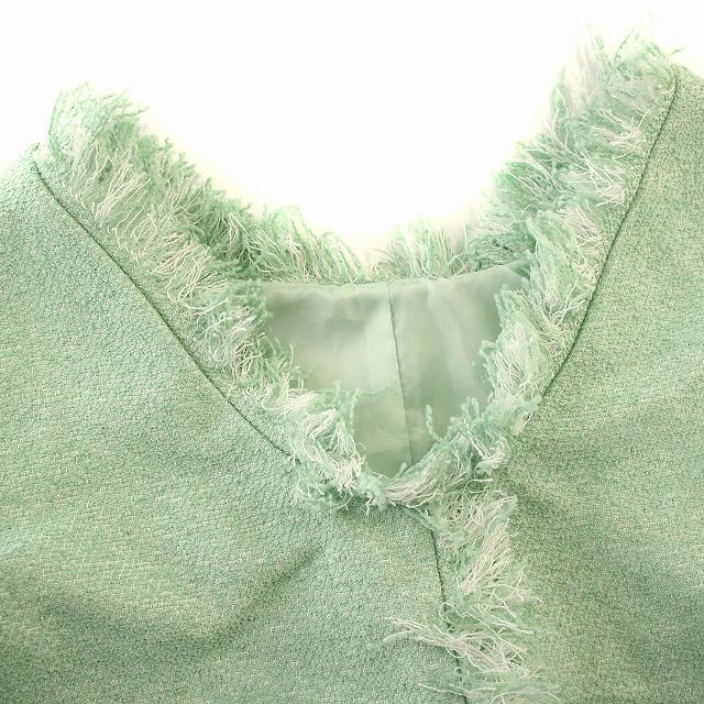 未使用品 メゾンドドルチェ maison de dolce ノースリーブ ツイード  