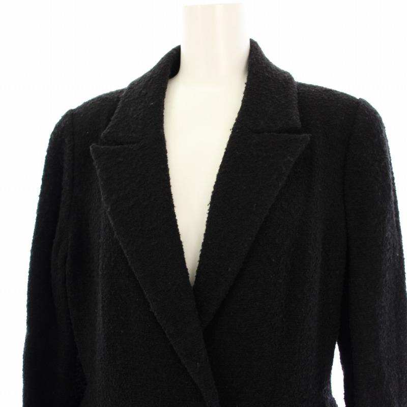 Rene（ルネ） Rene TISSUE ツイードコート アウター 38 黒 6343310 /TK