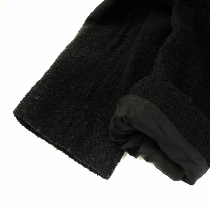 Rene（ルネ） Rene TISSUE ツイードコート アウター 38 黒 6343310 /TK
