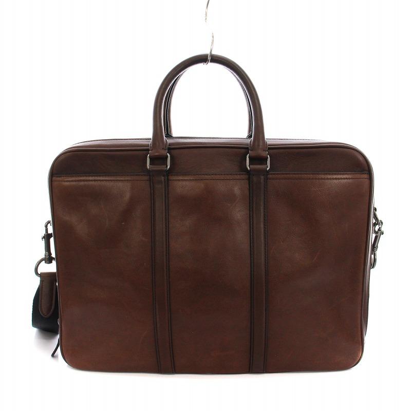 良品　coach コーチ　メトロポリタン 2WAY ショルダー　ビジネス　茶 COACH（コーチ） メトロポリタンコミューター ブリーフケース ビジネス