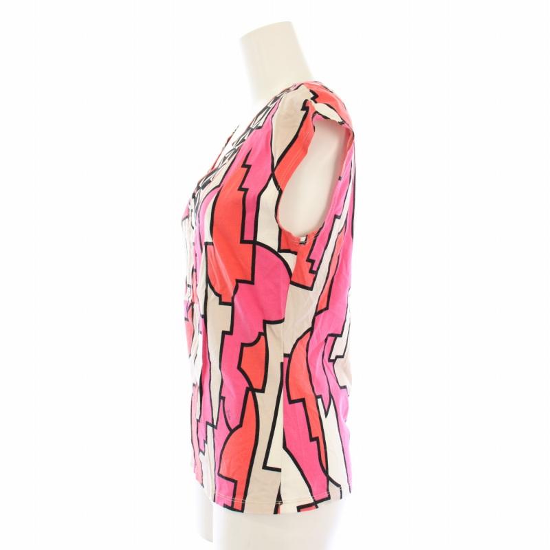 エミリオプッチ ノースリーブカットソー S EMILIO PUCCI - 希少 美品 エミリオプッチ ウール 総柄 ボタニカル