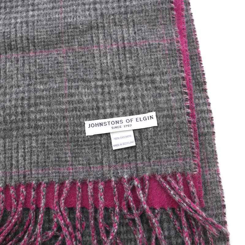 ジョンストンズオブエルガン Johnstons of Elgin マフラー ストール