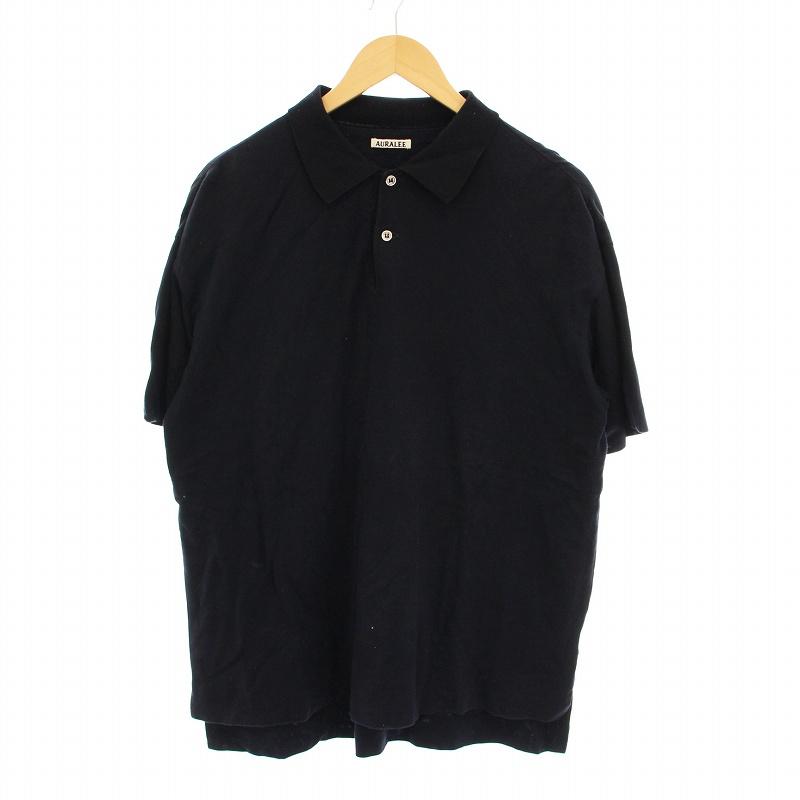 オーラリー AURALEE PIQUE DOUBLE CLOTH POLO ポロシャツ 半袖 4 オーラリー AURALEE PIQUE DOUBLE CLOTH POLO ポロシャツ 半袖 4