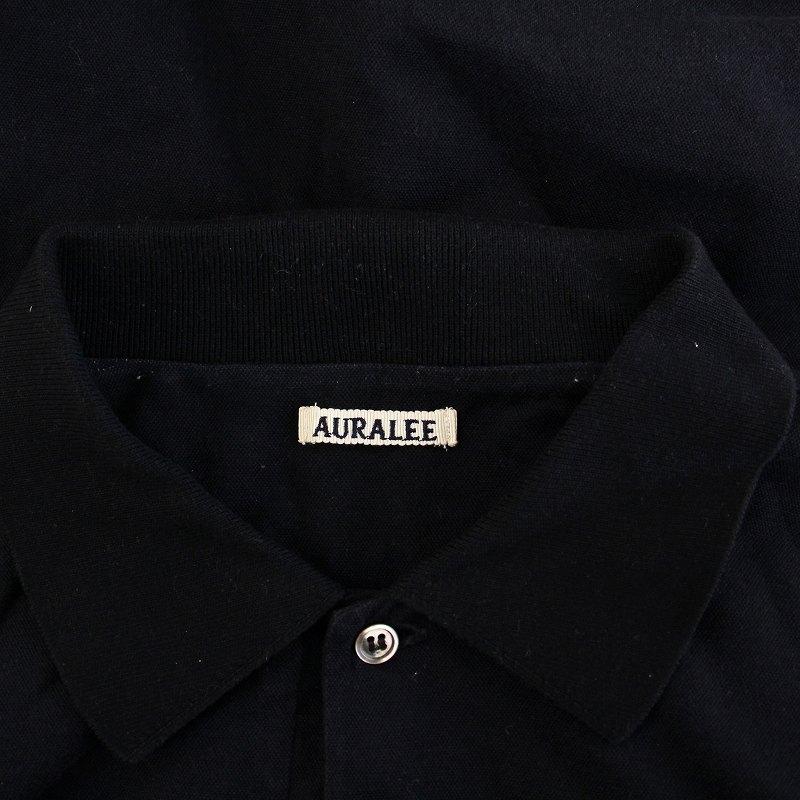 オーラリー AURALEE PIQUE DOUBLE CLOTH POLO ポロシャツ 半袖 4 オーラリー AURALEE PIQUE DOUBLE CLOTH POLO ポロシャツ 半袖 4