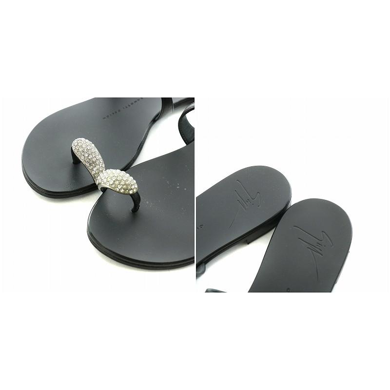 ジュゼッペ ザノッティ／親指 フラットサンダル／36 ジュゼッペ