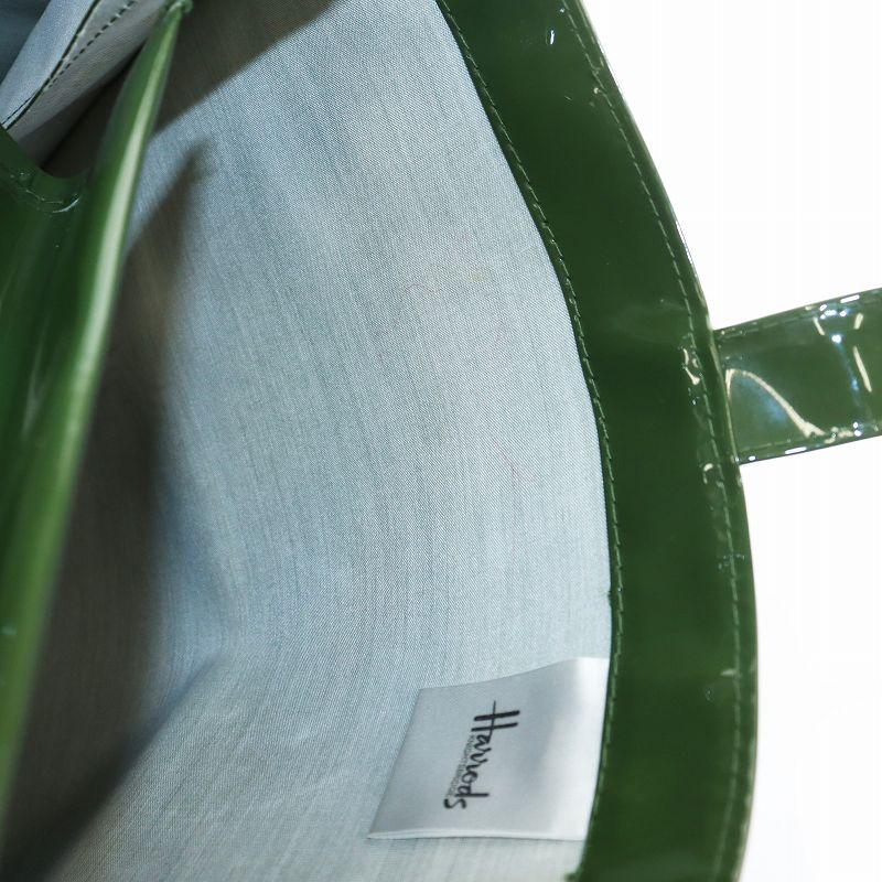 ❗️新品❗️ Harrods 新作グリーン トートバッグ Harrods 【送料無料】ハロッズ HARRODS 正規品 トートバッグ