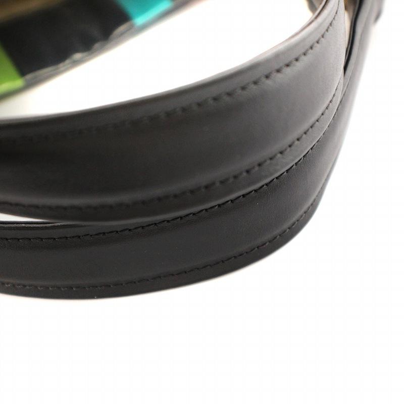 MARNI マルニ GLOSSY GRIP PVC BMMP0013Q0 トートバッグ ストライプ柄