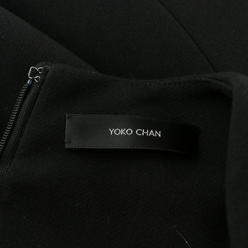 ヨーコチャン YOKO CHAN タイトワンピース ひざ丈 七分袖 スキッパー