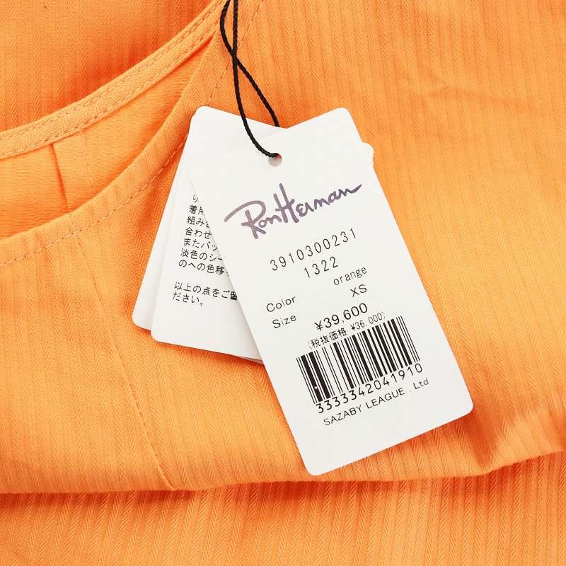 夏SALE！！　ロンハーマン リネン　ワンピース ロングワンピース オレンジ Ron Herman（ロングワンピース/マキシワンピース）のフリマ