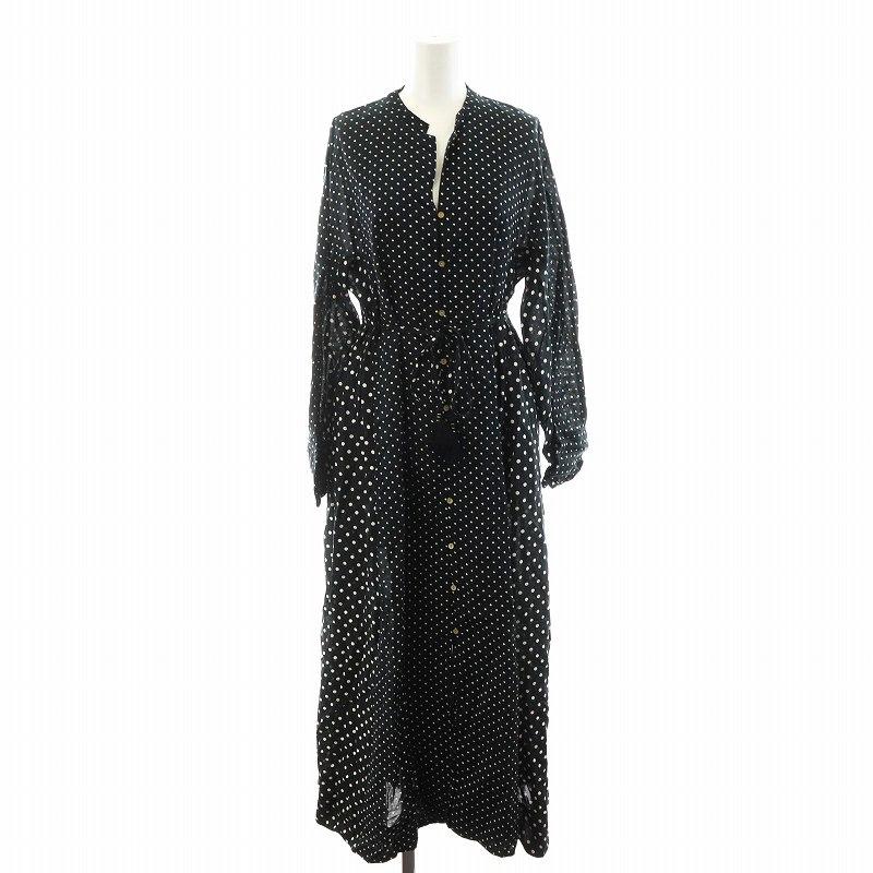 ヌキテパ NE QUITTEZ PAS! COTTON RAYON TWILL PRINT GOWN ヌキテパ NE QUITTEZ PAS! COTTON RAYON TWILL PRINT GOWN