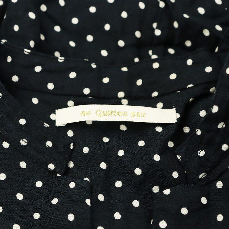 ヌキテパ NE QUITTEZ PAS! COTTON RAYON TWILL PRINT GOWN