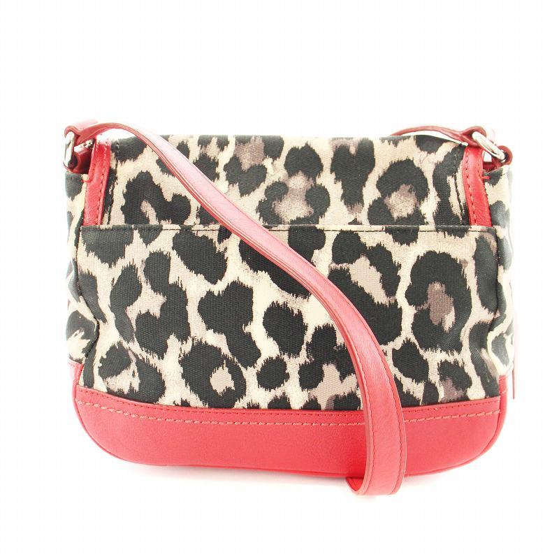COACH（コーチ） パーカー オセロット ショルダーバッグ レオパード柄 