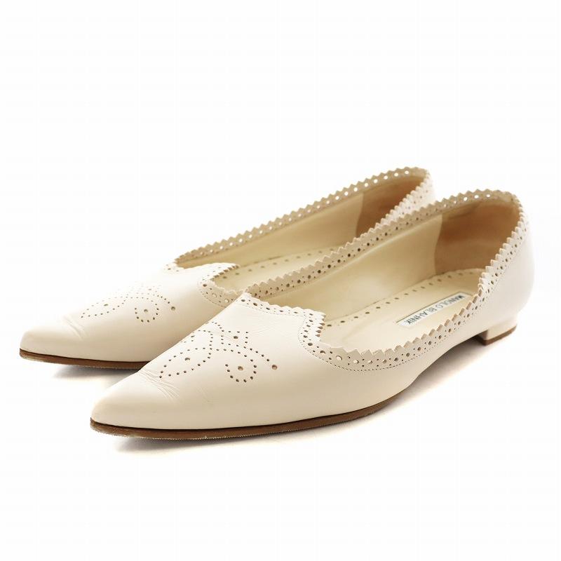 マノロブラニク MANOLO BLAHNIK フラットシューズ パンプス