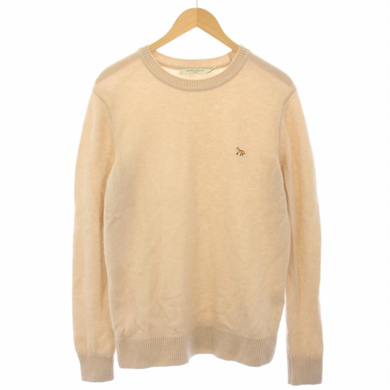 メゾンキツネ MAISON KITSUNE BABY FOX PATCH COSY R-NECK PULLOVER