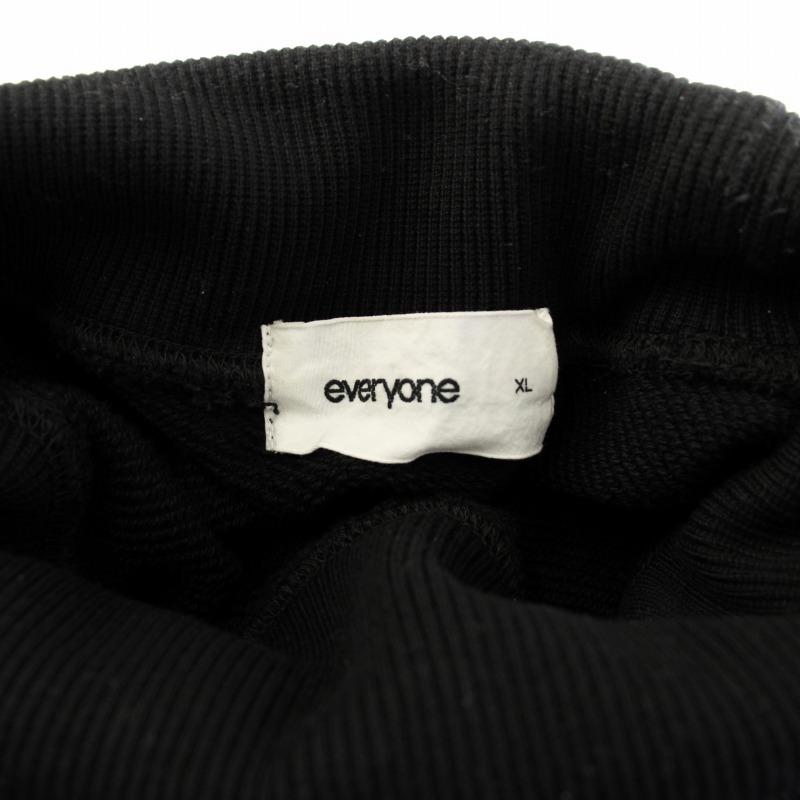【中古】エブリワン everyone cotton turtleneck sweatshirt スウェット トレーナー 長袖 XL 黒 EV22-CS03 /TK メンズ エブリワン everyone cotton turtleneck sweatshirt スウェット