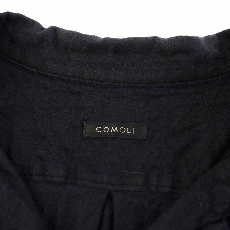 コモリ COMOLI 24SS ウールシルク 半袖オープンカラーシャツ 4 コモリ COMOLI 24SS ウールシルク 半袖オープンカラーシャツ 4