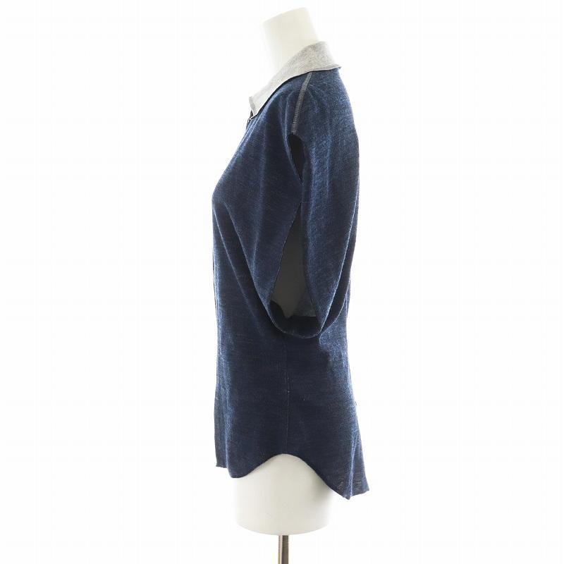 マメクロゴウチ Mame Kurogouchi 24AW Wool Reversible-Jersey Top