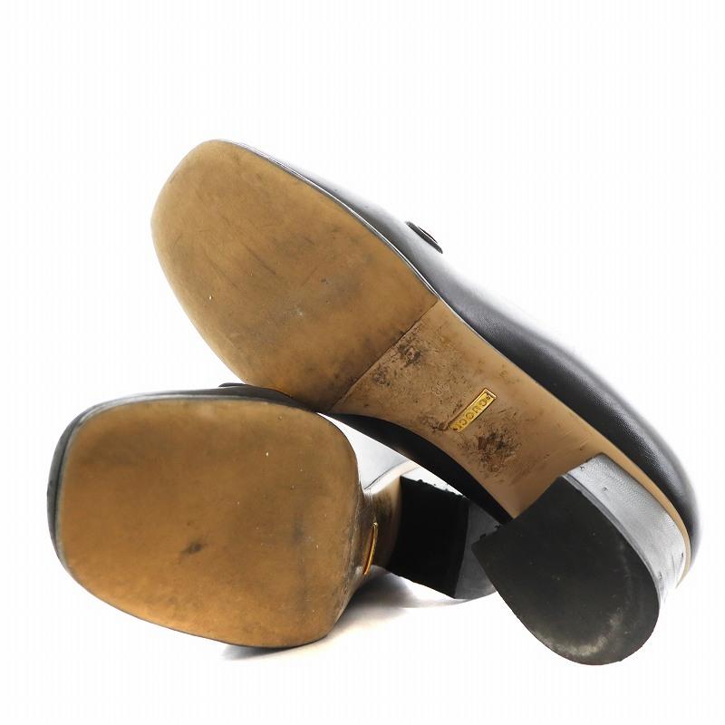 GUCCI グッチ シルヴィー パンプス チャンキーヒール スクエアトゥ  