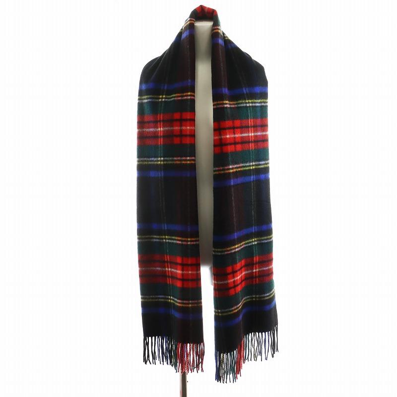 ジョンストンズオブエルガン Johnstons of Elgin ストール フリンジ