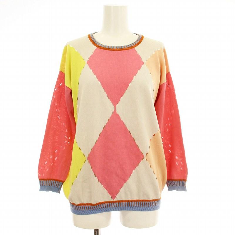 バランタイン BALLANTYNE ニット カットソー 1P072-14C93 カットワーク  