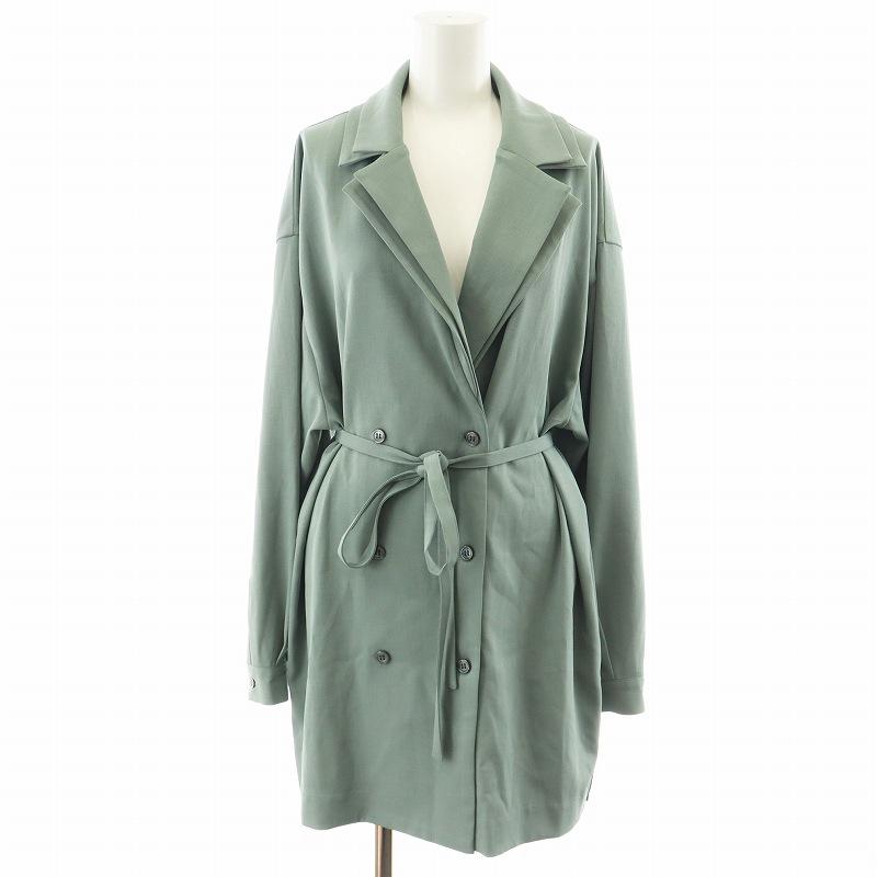 【中古】リムアーク rim.ark  25SS Double collar SH/JK テーラードジャケット リボン F 水色 ライトブルー リムアーク rim.ark 25SS Double collar SH/JK テーラードジャケット