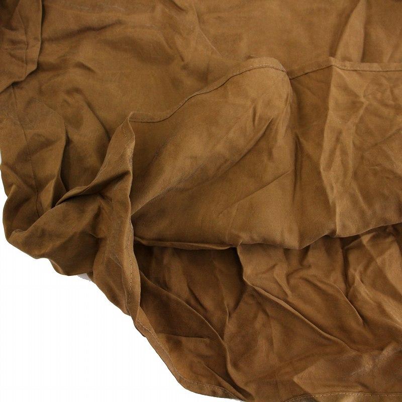 イエナ IENA 24AW キュプラ スキッパー ギャザーフリルブラウス