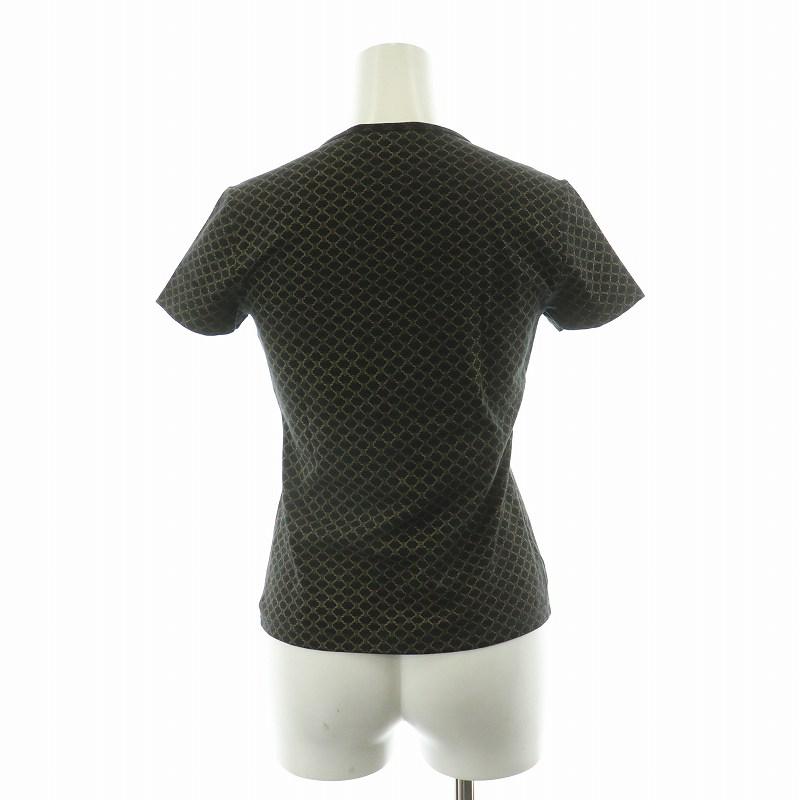 CELINE（セリーヌ） CELINE Tシャツ 半袖 総柄 M ブラック 20358 /NQ
