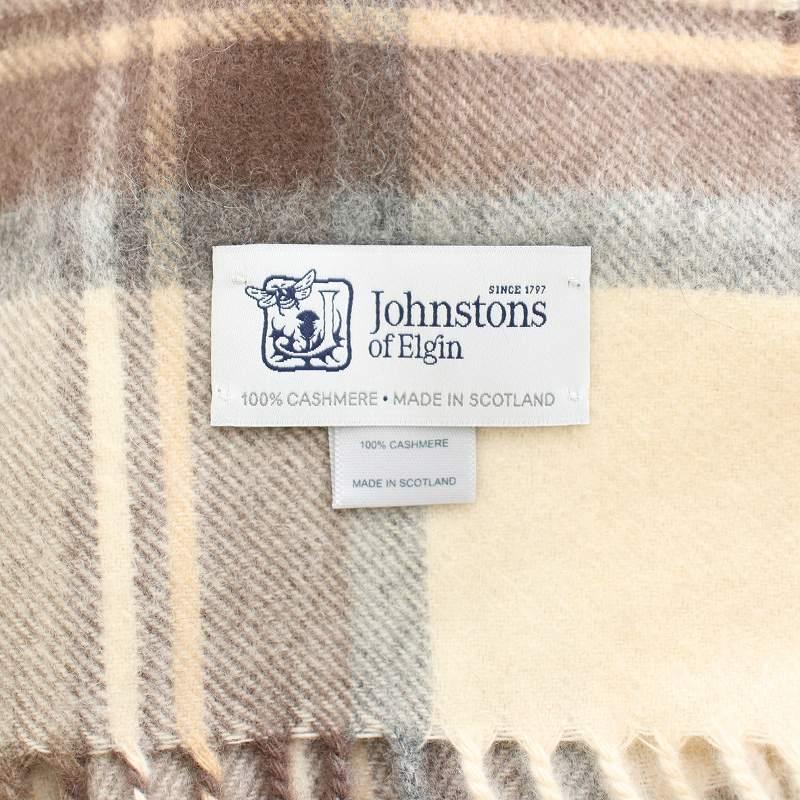 ジョンストンズオブエルガン Johnstons of Elgin ストール マフラー