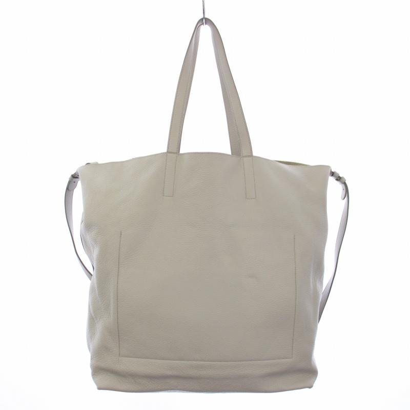 【美品】JIL SANDER トートバッグ 2way ショルダー ビジネスA4可 ジルサンダー JIL SANDER ショルダーバッグ トートバッグ レザー