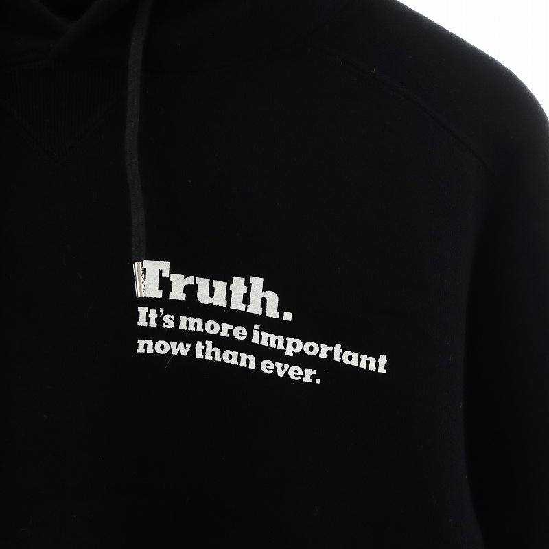 サカイ sacai Truth hoodie パーカー プルオーバー ロゴ 1 黒 サカイ sacai Truth hoodie パーカー プルオーバー ロゴ 1 黒