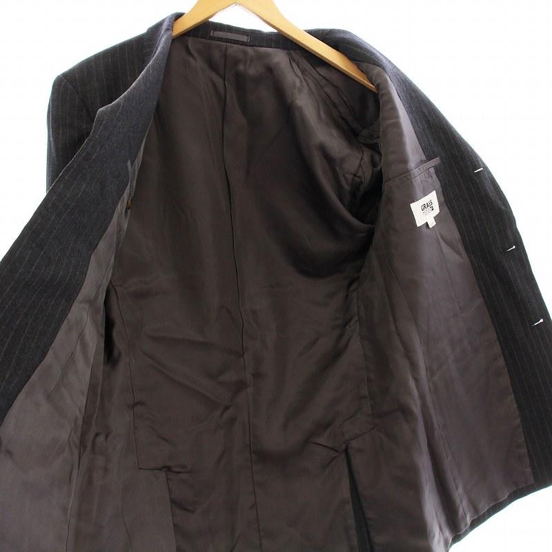 グラスメンズ GRASS MEN'S スーツ セットアップ ストライプ CAU-128