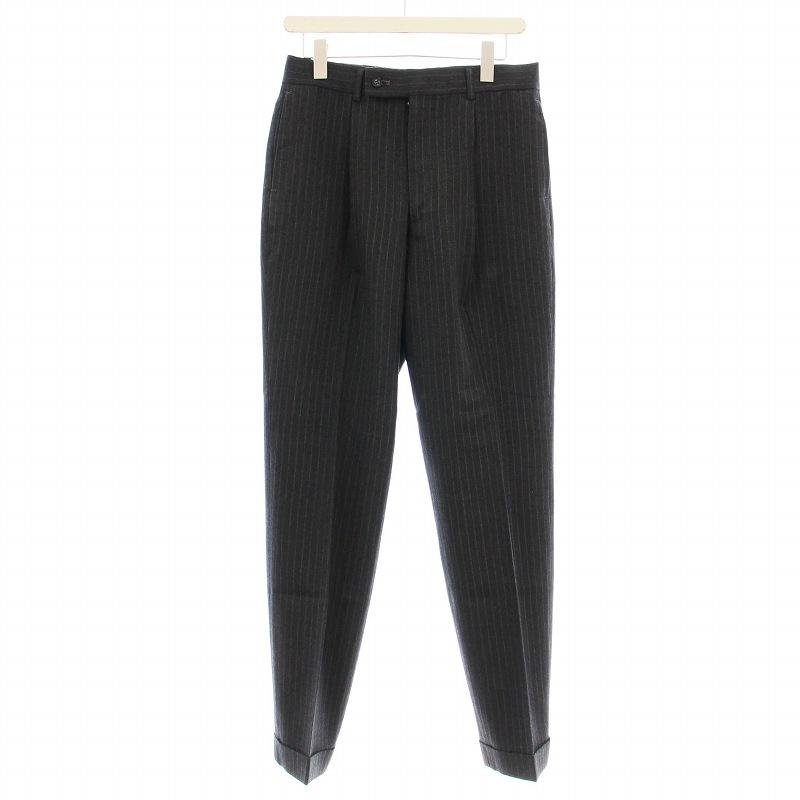 GRASS MEN'S ストライプ ダブルブレストスーツ セットアップ　レトロ ストライプダブルスーツ | Wide Range