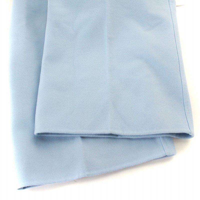 ドゥロワー Drawer サキソニー ワイドパンツ 6514-234-0752 ウール  