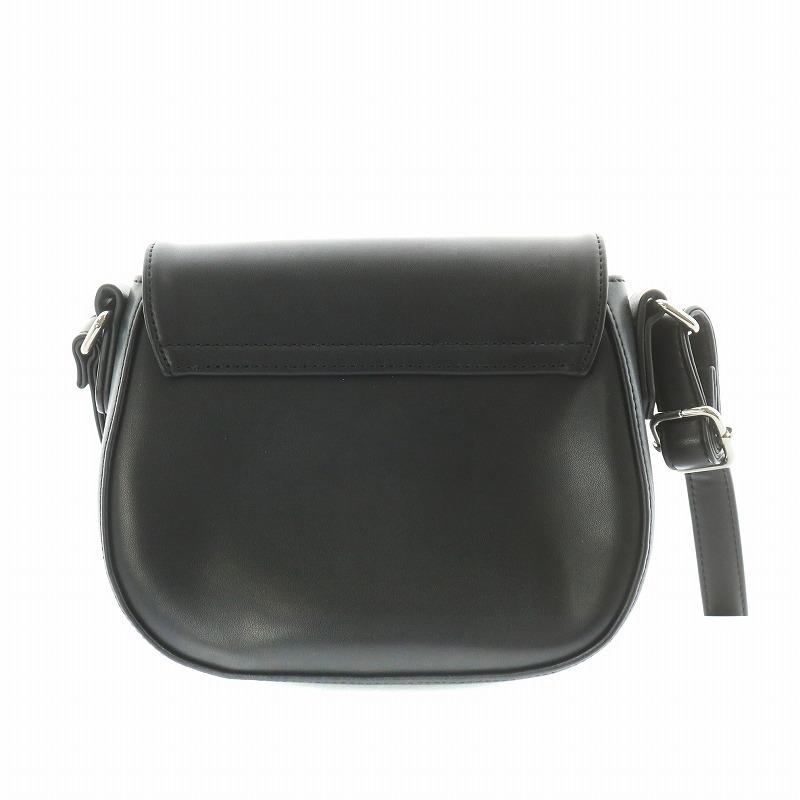 マリークワント MARY QUANT ショルダーバッグ レザー フラワー