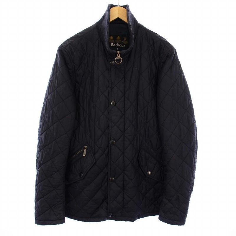 バブアー Barbour キルティングジャケット 中綿 アウター S ネイビー