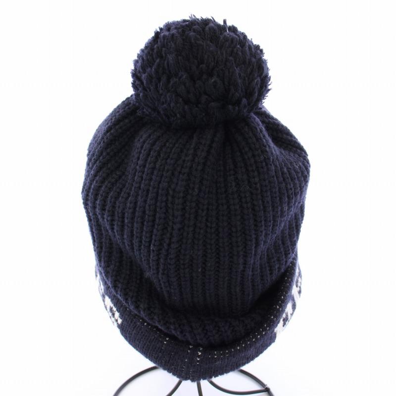 パーリーゲイツ PEARLY GATES つば付きニット帽 キャップ 帽子