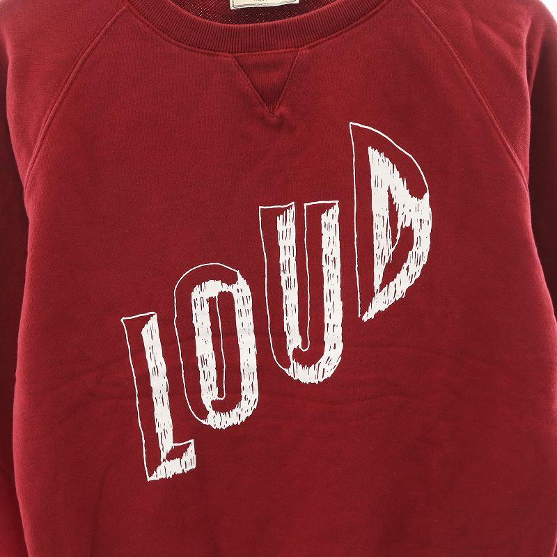 メゾンキツネ MAISON KITSUNE スウェット トレーナー ロゴ M ボルドー