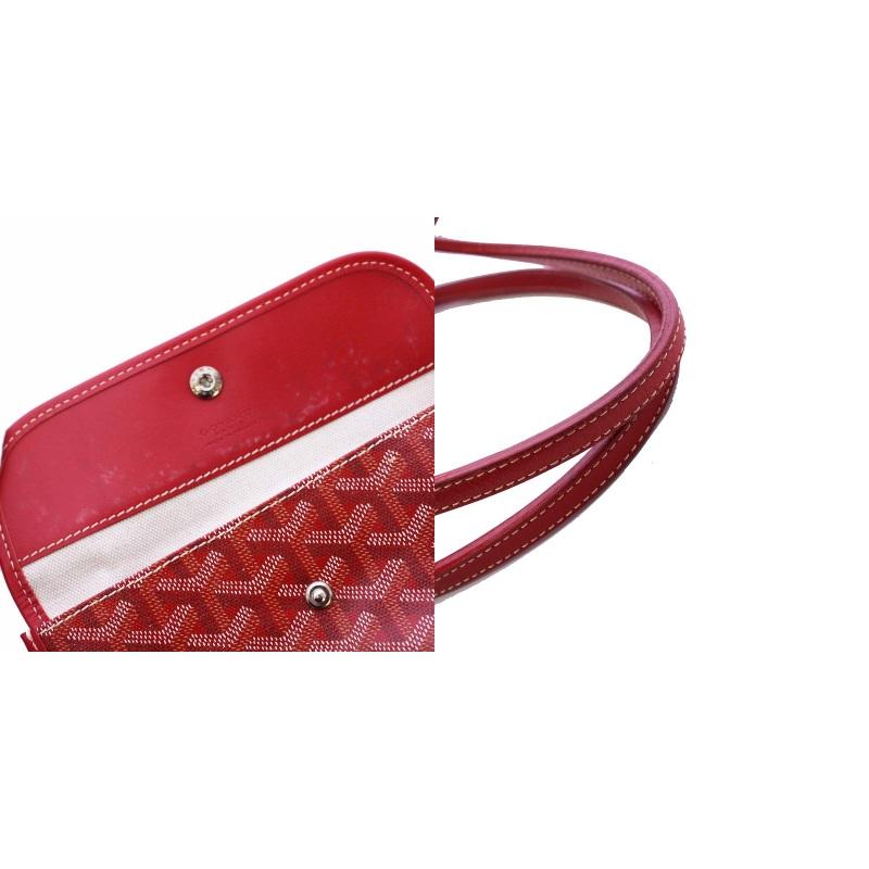 ゴヤール GOYARD サンルイGM トートバッグ ハンドバッグ 赤 レッド /KH