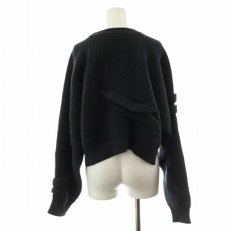 エンフォルド ENFOLD 23AW TUCK SHORT KNIT PULLOVER ニット セーター