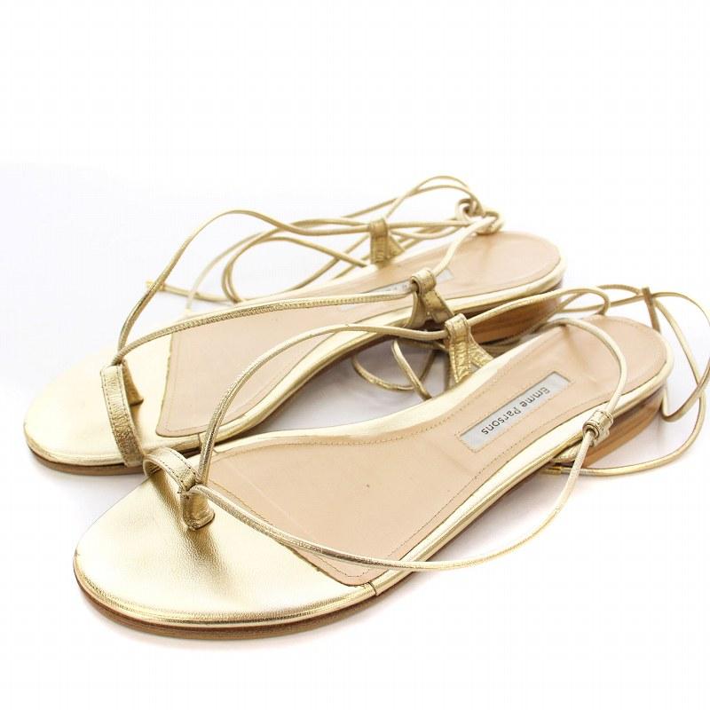 エムパーソンズ EMME PARSONS LACE UP SANDAL トング レースアップ