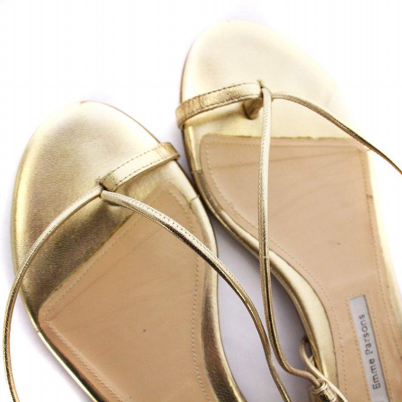 エムパーソンズ EMME PARSONS LACE UP SANDAL トング レースアップ