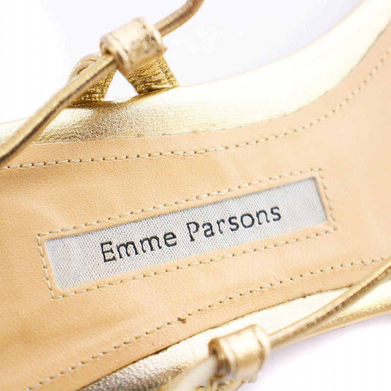 エムパーソンズ EMME PARSONS LACE UP SANDAL トング レースアップ