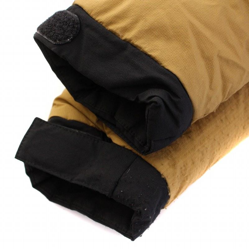 【中古】ザノースフェイス バルトロライトジャケット ダウン ナイロン アウター ショート丈 フード ロゴ 刺繍 茶 黒 THE NORTH FACE（ザ ノースフェイス） バルトロライトジャケット