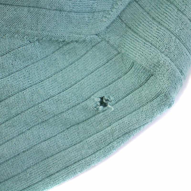 ドゥロワー Drawer 18Gカシミヤシルククルーネックニット 長袖 リブ