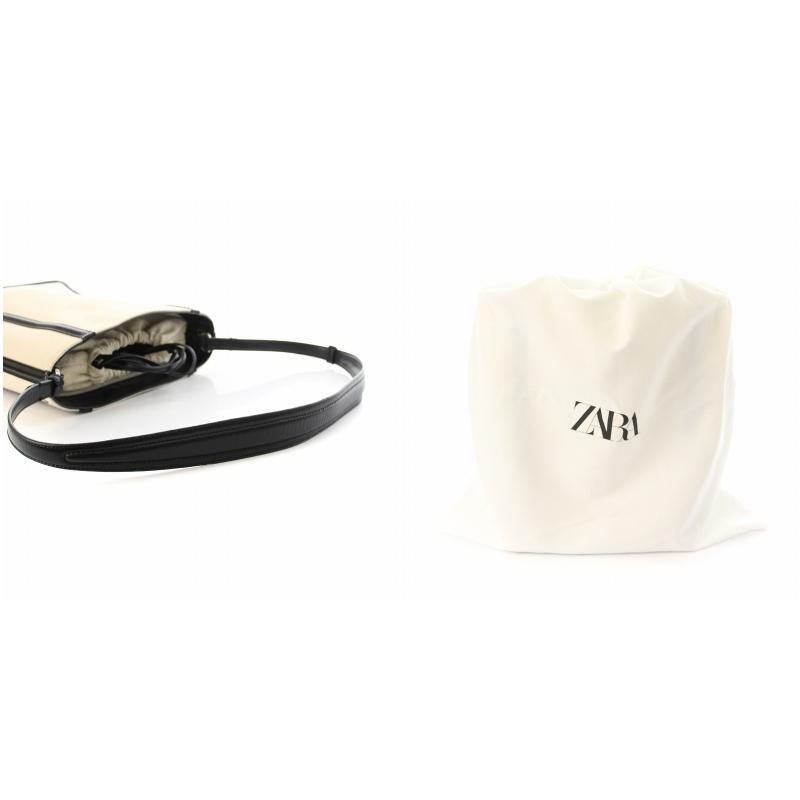 ZARA ザラ ショルダーバッグ ワンショルダー キャンバス 鞄